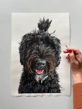 Load image into Gallery viewer, Custom Hand-painted Watercolour Portrait - Single Subject