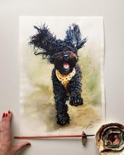 Load image into Gallery viewer, Custom Hand-painted Watercolour Portrait - Single Subject
