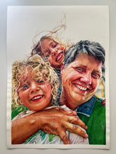 Load image into Gallery viewer, Custom Hand-painted Watercolour Portrait - Three Subjects
